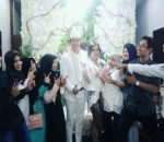 Suasana Pernikahan Adjie dan Novia