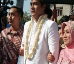 Gagahnya Adjie Pangestu dalam Busana Pengantin