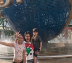 Azka dan Owi Menikmati Liburan