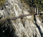  Jalan melalui Skippers Canyon, Selandia Baru