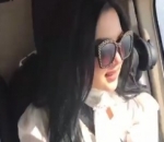 Syahrini di dalam Helikopter