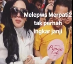 Syahrini Melepaskan Merpati