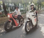 Omesh dan Dian Naik Motor Bersama