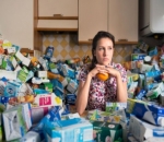 Tumpukan Sampah Minuman Kemasan