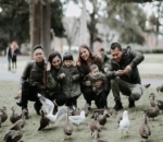 Berpose Bersama Merpati