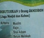 Lowongan Jamesbon