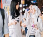 Natasha Rizki & Citra Kirana di Gangnam