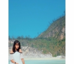 Audi Marissa di Kawah Putih, Bandung