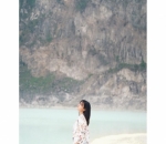 Audi Marissa Menyukai Wisata Kawah Putih