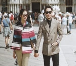 Jeje Govinda Lamar Syahnaz di Italia