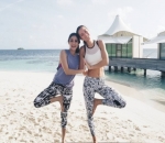 Naysila Mirdad Tiba di Maldives