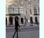 Syahrini Jalan-Jalan Manja di Rotterdam