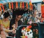 Kahiyang & Bobby Ikut Kirab