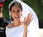 Senyum Bahagia Meghan Markle