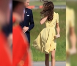 Kate Middleton Tak Bisa Melawan Angin