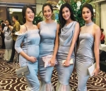 Pergi ke Undangan dengan Perut Buncit Masih Tetap Modis