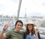 Saat Luna Maya dan Reino Mesra Liburan Bareng ke Paris