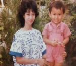 Foto Masa Kecil Wijin Bareng Sang Bunda