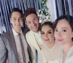 Asmiranda dan Jonas Hadir di acara Resepsi Irish dan Ammar