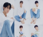 Pengumuman Member dengan Konsep Pakaian Putih, Jeans, dan Bunga