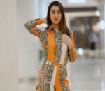 Aaliyah Massaid Pakai Overall Motif