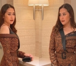 Prilly Latuconsina Pakai Batik Out of Shoulder