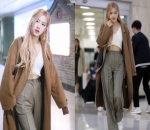 Rose Tampak Sporty dan Anggun dengan Celana Kulot dan Outer Panjang