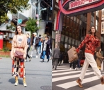 Luna Maya Pilih Busana Polos dan Motif dalam 1 Gaya