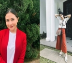 Pecinta Kasual Bisa Tiru Prilly Latuconsina Pakai Blazer atau Kulot Merah Ala Maudy Ayunda