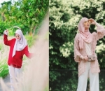 Pakai Celana Putih, Meyriska Padukan dengan Atasan Merah Sedang Citra Pakai Pink