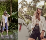 Syahrini Tampil Santai dengan Jeans 3/4 Saat Kenakan Blazer, Luna Unik dengan Celana Pendek