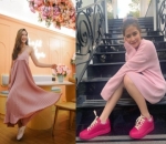 Mila Kenakan Gaun Warna Pink, Kalau Prilly Tampil Imut dengan Sweater Oversize