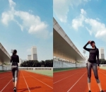 Febby Juga Suka Lari Nih, Tetap Cantik Ya?