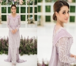 Menawan dalam Balutan Kebaya Modern Berwarna Ungu Saat Acara Lamaran