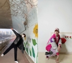 Jadikan Lukisan Background Foto