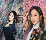 Rambut Panjang Yujin Lebih Cantik dengan Secret Two Tone Warna Ungu