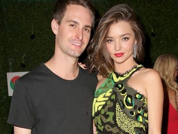 Buang Status Janda, Miranda Kerr Dinikahi Bos Snapchat Evan Spiegel 