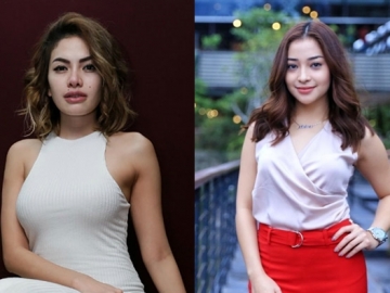 Pakai Gaun Sama dengan Pose Sensual, Nikita Willy Atau Nikita Mirzani?