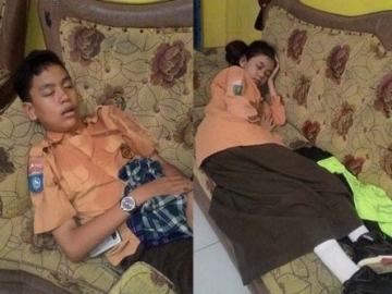 Unggah Foto Bocah Kelelahan, Orangtua Curhat dan Kritisi Kebijakan Full Day School