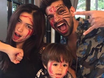 FOTO : Muka Penuh Coretan, Vishal Singh Makin Akrab dengan Jessica Iskandar & El Barack