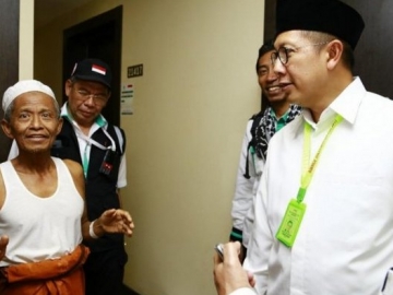 Kunjungi Pemondokan Haji, Kocaknya Menteri Agama Dikira Dokter Puskesmas