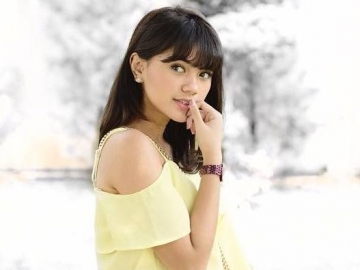 FOTO: Kedinginan Hingga Meriang, Audi Marissa Nekat Pemotretan di Kawah Putih