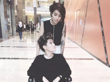 Ditemani Sheila Marcia, Ini Momen Pertama Melodya Vanesha Lepas dari Kursi Roda