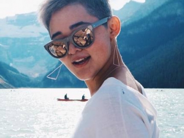FOTO: Jelajahi Gunung Es di Canada, Gisela Cindy Makin Percaya Diri dengan Rambut Cepak