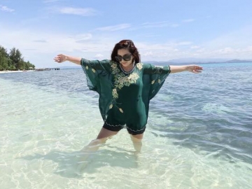 Ashanty 'Panjat' Pohon Kelapa, Netter Heboh