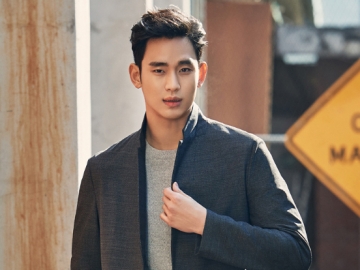 Gagah nan Memesona, Begini Penampilan Kim Soo Hyun Saat Hadiri Upacara Masuk Militer