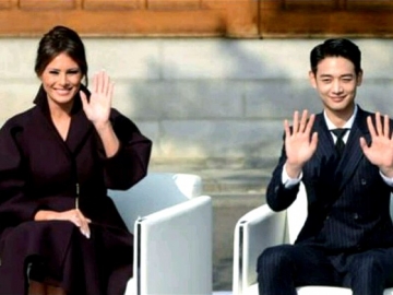Minho SHINee Dampingi Melania Trump di Kampanye 'Girls Play 2', Netter Heboh