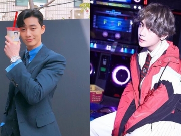 Bersahabat Baik, Park Seo Joon Dukung 'Love Yourself: Tear' 'Singularity' V BTS Lewat Postingan Ini