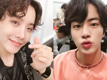 Sukses Rajai Billboard 200, Jin & J-Hope BTS Berterima Kasih ke Fans Lewat Deretan Foto Ganteng Ini