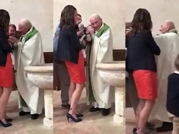 Video Tampar Bayi Saat Pembaptisan Jadi Viral, Pastor Ini Dikecam dan Diberhentikan